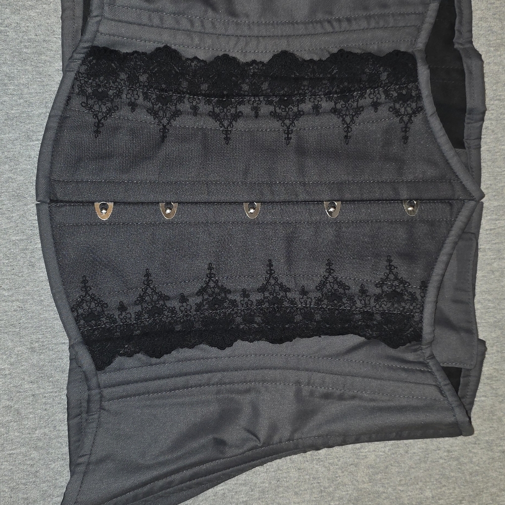 Black Lace Corset